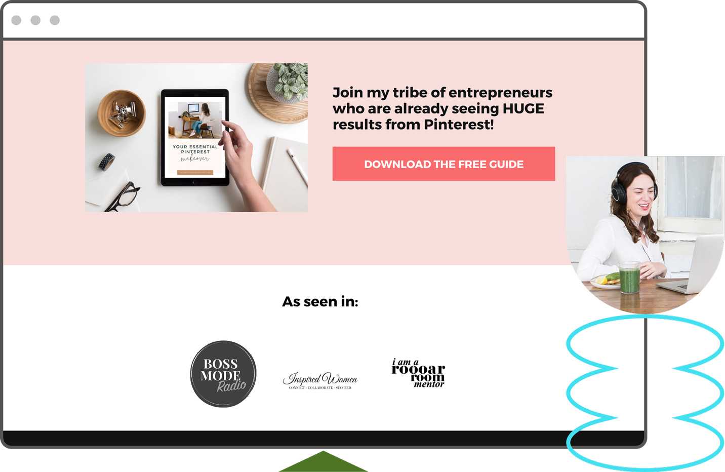 How Kate uses Leadpages: Code-free Page Pubishing